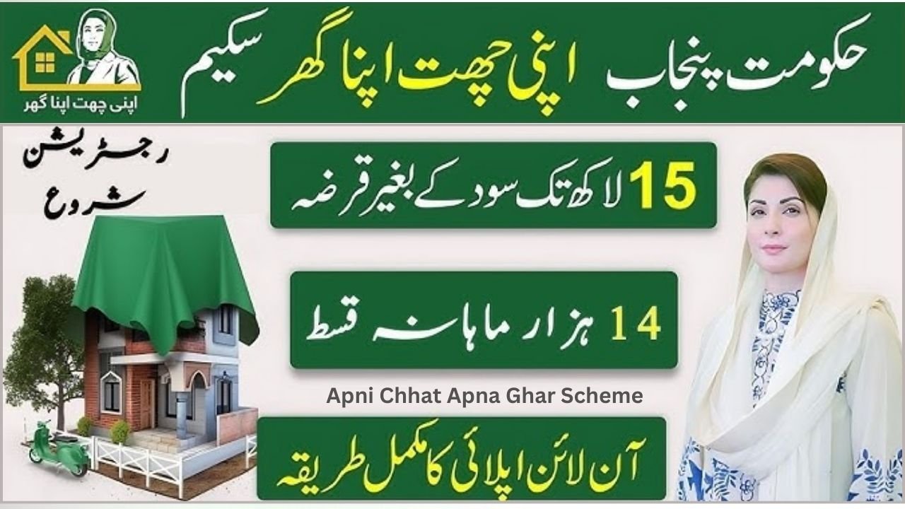 Apni Chat Apna Ghar scheme apply online Pakistan Urdu