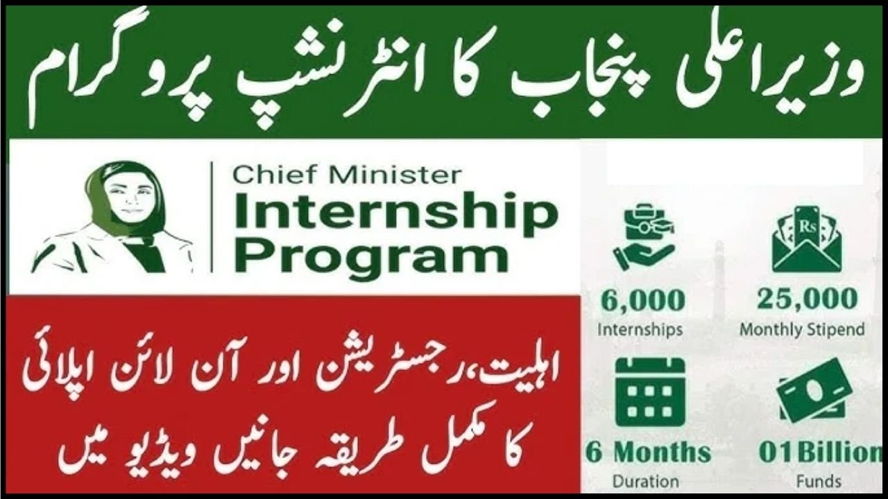 cm Punjab internship program 2024 apply online